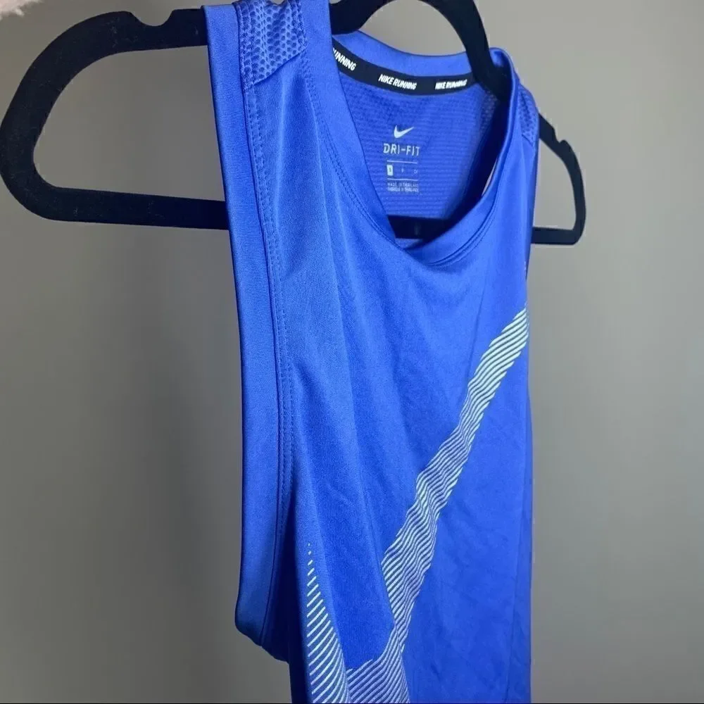 Nike small running top Cobalt blue with Nike logo (J1)